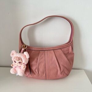 Pink Coach Leather Women's Bag